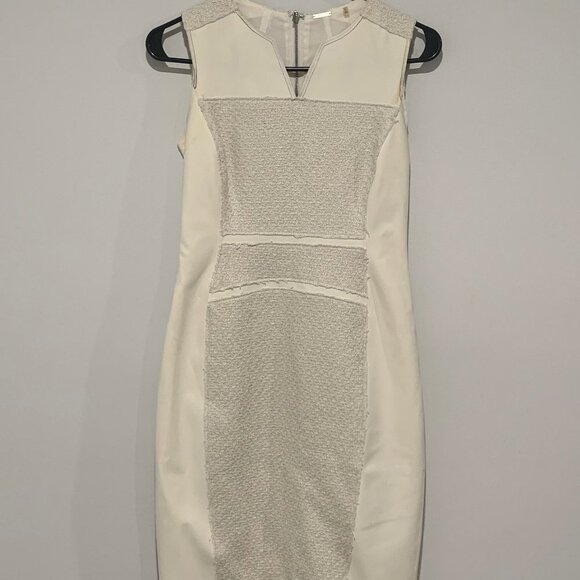 Elie Tahari White Women Office Dress Size US 0 - Picture 2 of 9